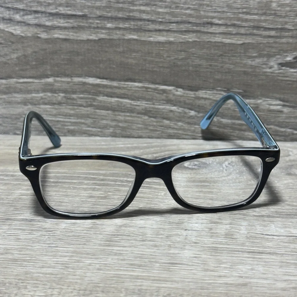 Ray-Ban RB1531 3701‎ Eyeglasses Men Square Full Rim Tortoise Shell 48mm 130mm
